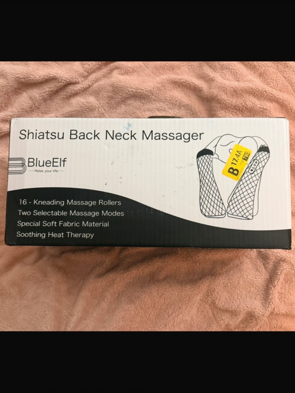 Shiatsu neck massager